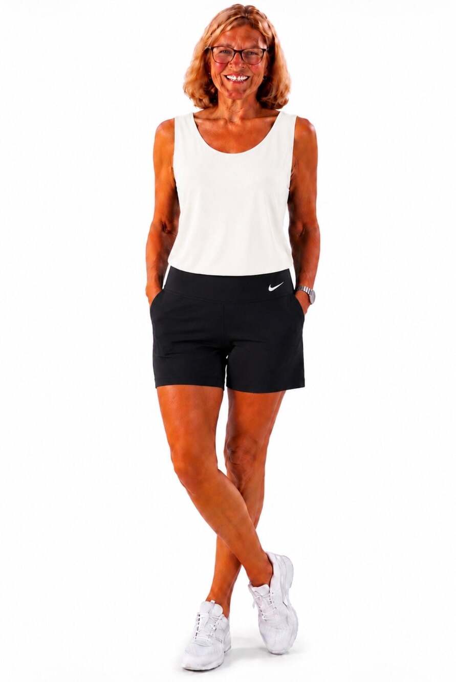 Nike Dri-Fit Women's Mid-Rise 5" Shorts Black Size S
